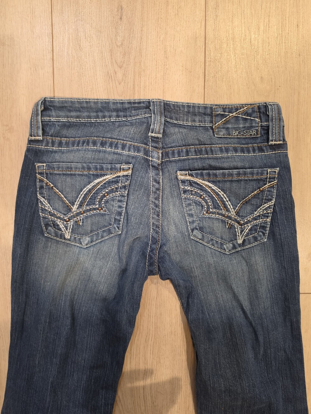 Big Star Sweet Boot Ultra Low Rise Jeans 28L - Picture 4 of 11